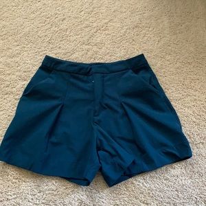 Lululemon Blue Pleated Shorts